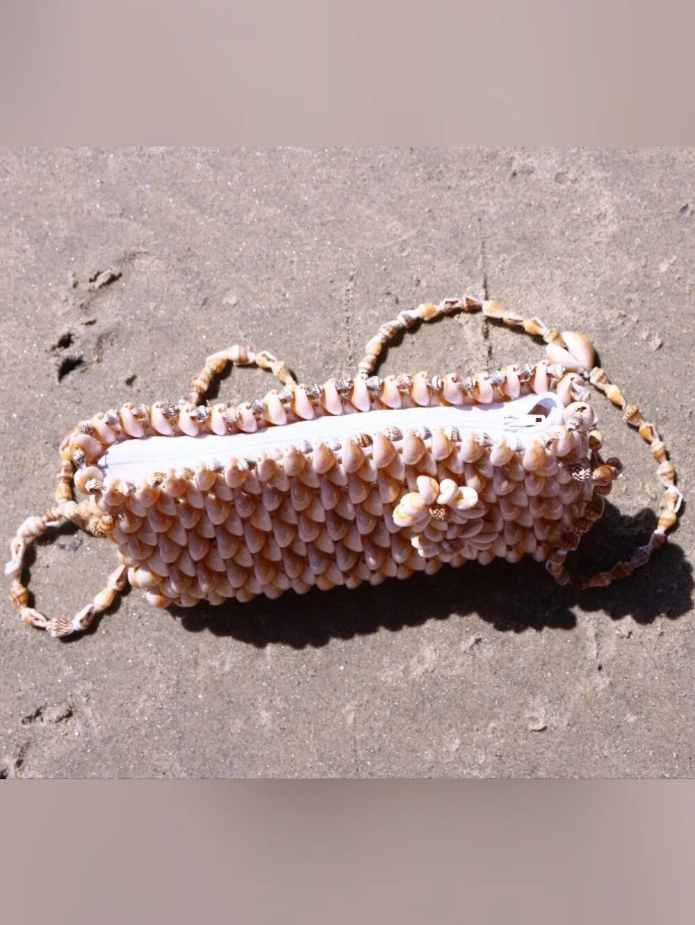 Handcrafted Cowrie Shell Crossbody Bag – Genuine Shell Purse